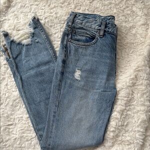 We The Free Light Blue Distressed Skinny Jeans